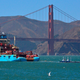 Ocean Cleanup’s massive plastic-collecting boom being towed out to sea on September 8th, 2018.